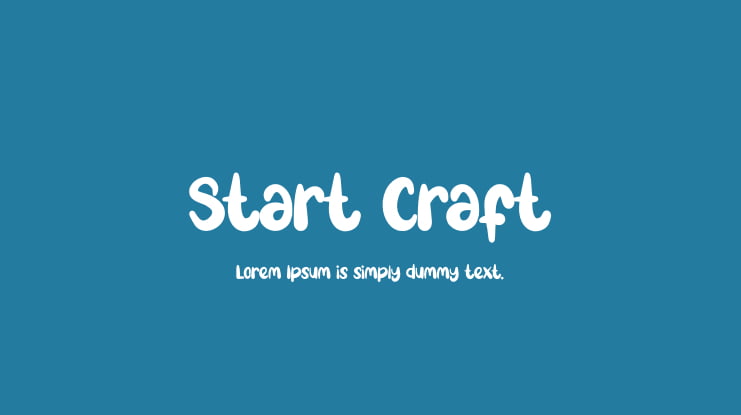 Start Craft Font : Download Free for Desktop & Webfont