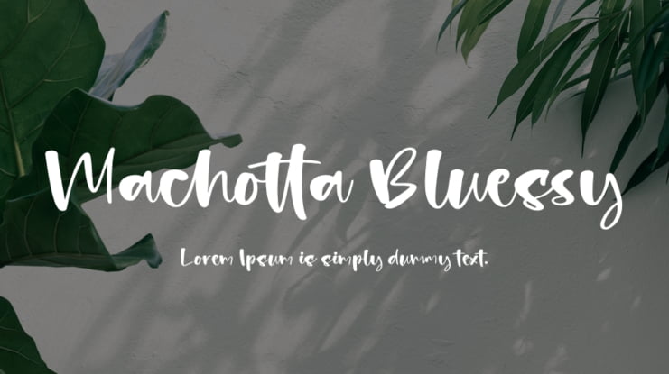 Machotta Bluessy Font