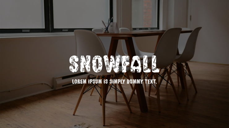 Snowfall Font