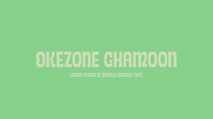 Okezone Chamoon Font