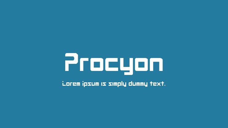 Procyon Font Family