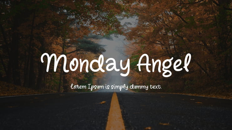 Monday Angel Font