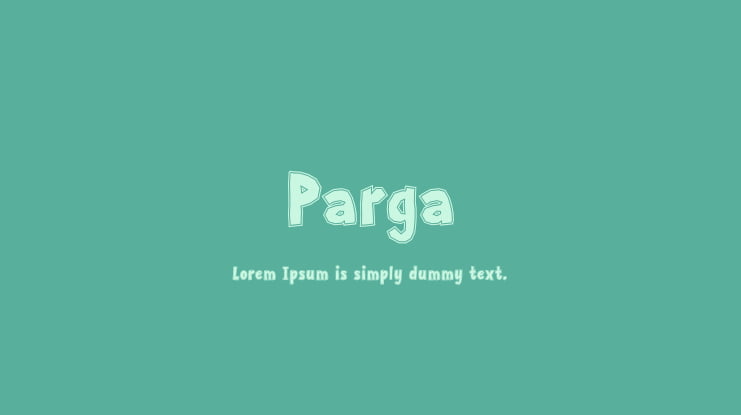 Parga Font : Download Free for Desktop & Webfont