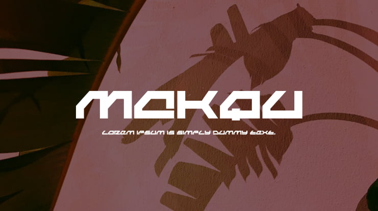 MAKQU Font