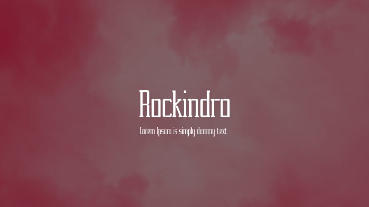 Rockindro Font