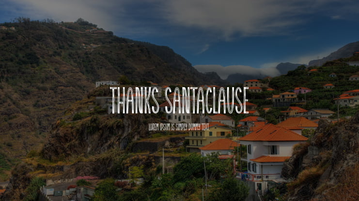 Thanks Santaclause Font