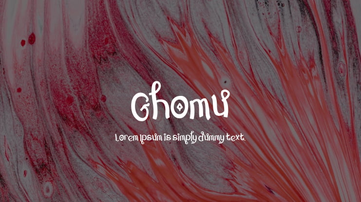 Ghomu Font