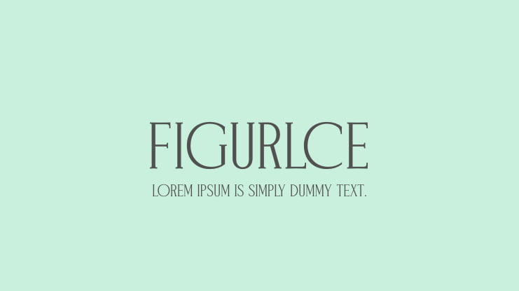 Figurlce Font