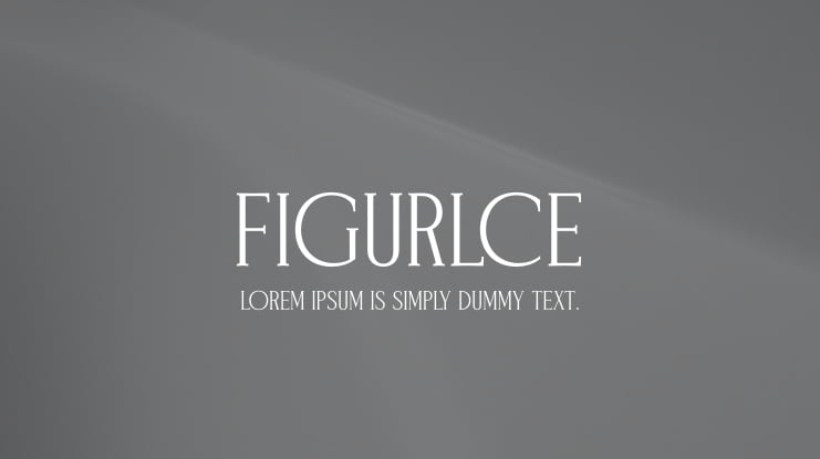 Figurlce Font