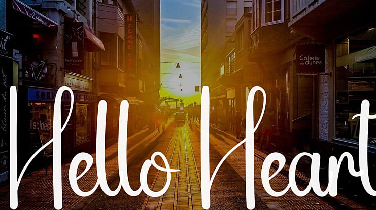 Hello Heart Font