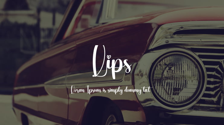 Lips Font