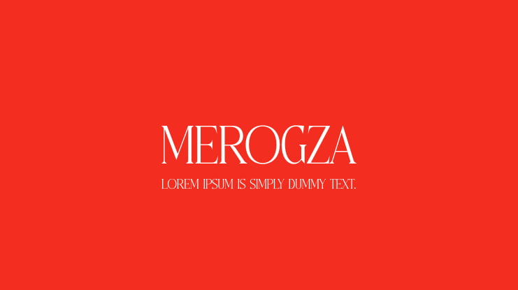 Merogza Font