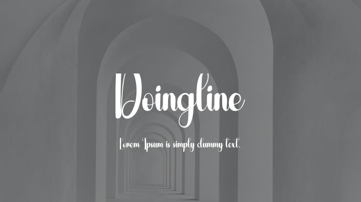 Doingline Font