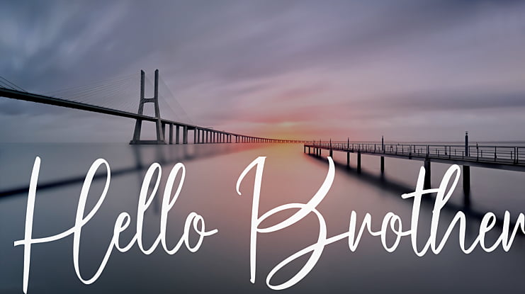 Hello Brother Font