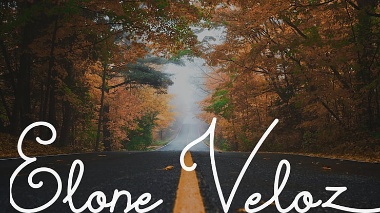 Elone Veloz Font