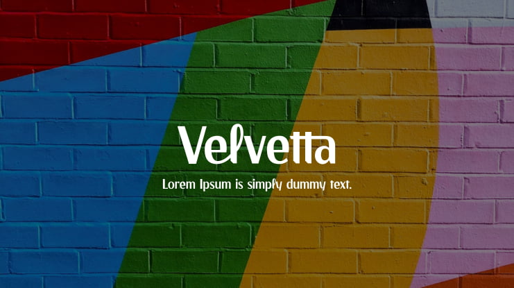 Velvetta Font