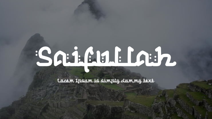 Saifullah Font