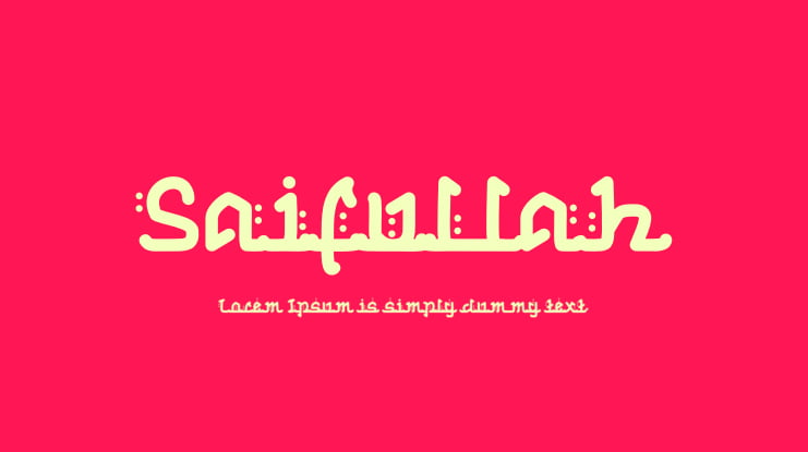 Saifullah Font