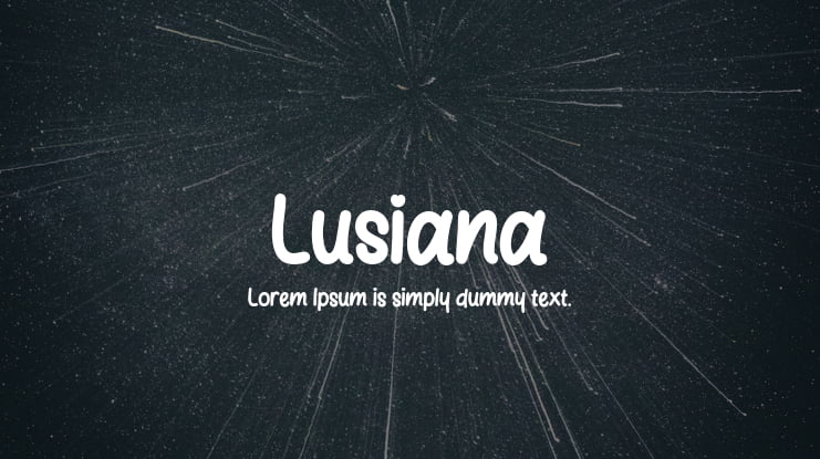 Lusiana Font