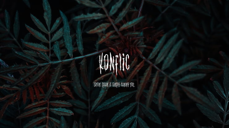 Konflic Font