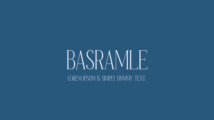 Basramle Font