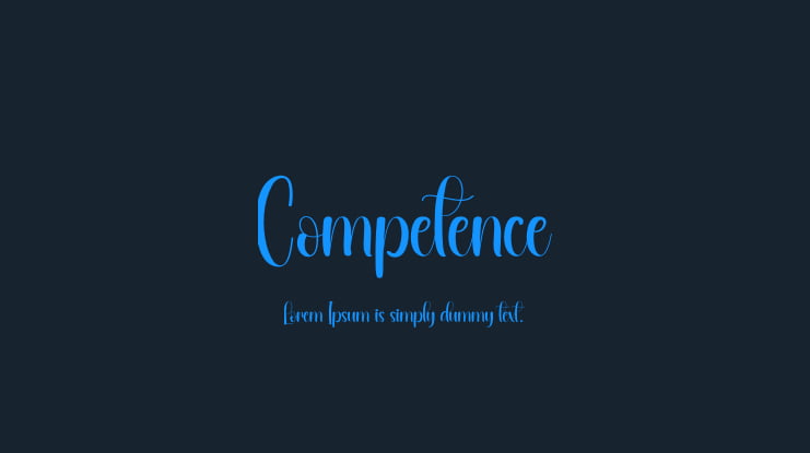 Competence Font