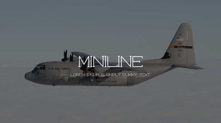 Miniline Font