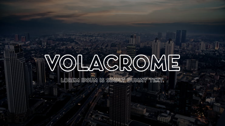 VOLACROME Font