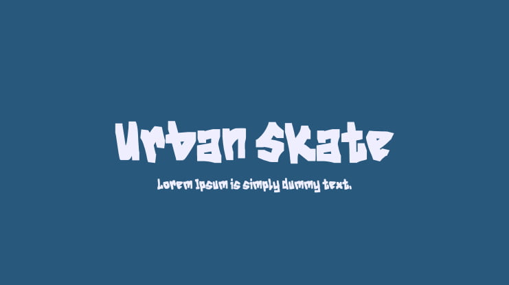 Urban Skate Font