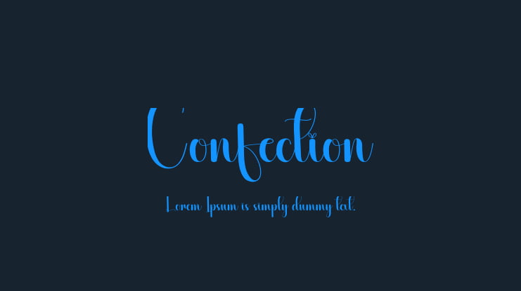 Confection Font