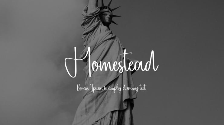 Homestead Font