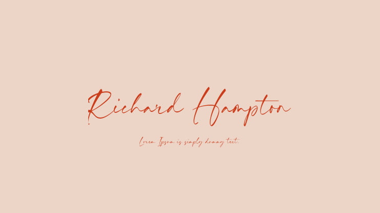 Richard Hampton Font