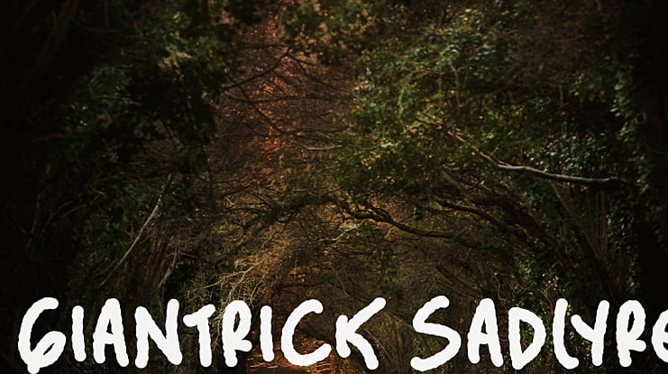 Giantrick Sadlyre Font Family