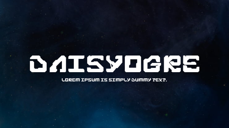 Daisyogre Font