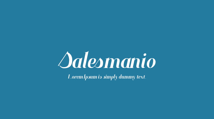 Salesmanio Font