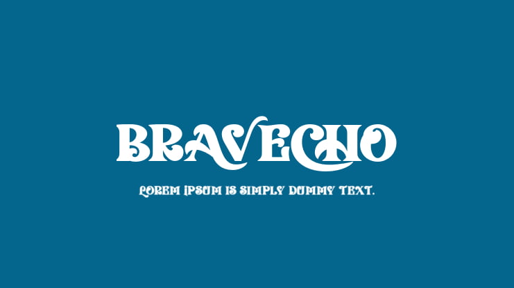 Bravecho Font