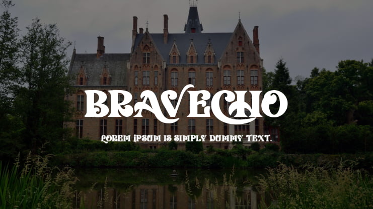 Bravecho Font