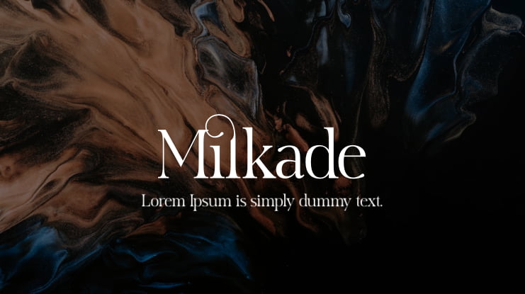 Milkade Font