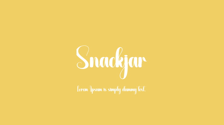 Snackjar Font