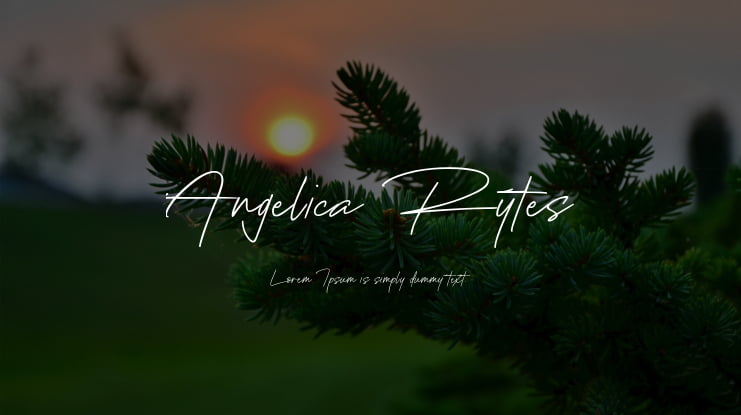 Angelica Rytes Font