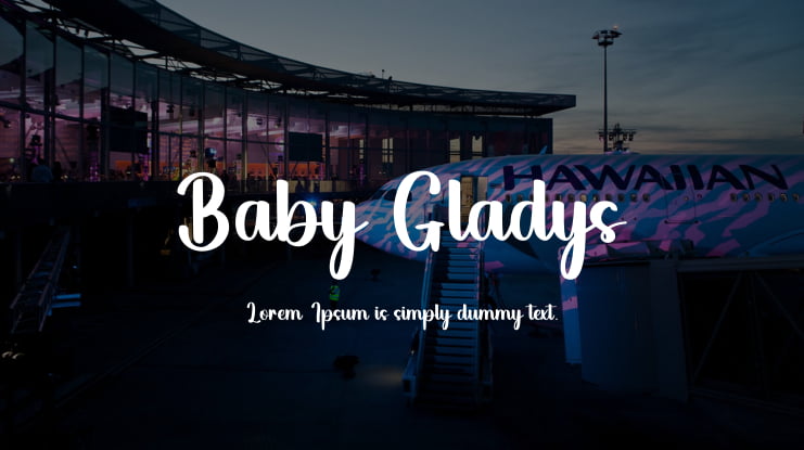 Baby Gladys Font