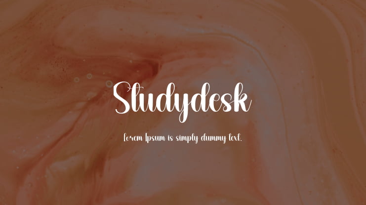 Studydesk Font