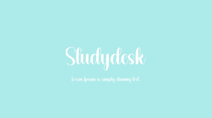 Studydesk Font