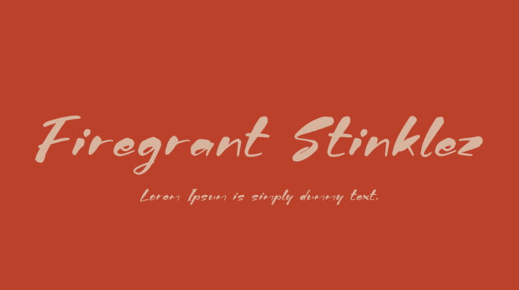 Firegrant Stinklez Font