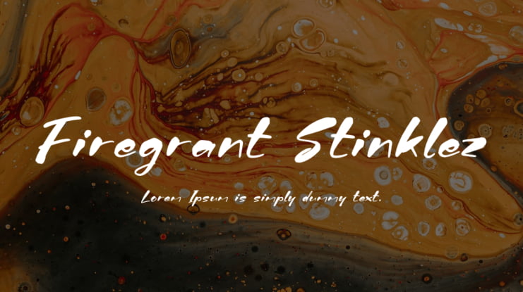 Firegrant Stinklez Font