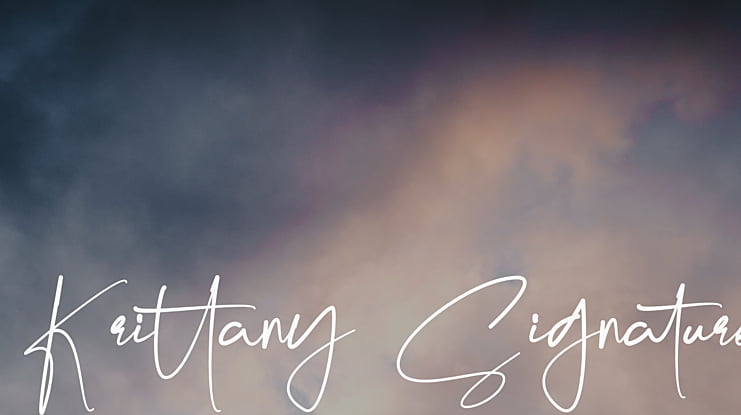 Krittany Signature Font Family