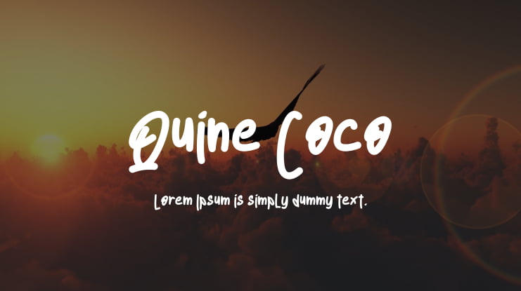 Quine Coco Font