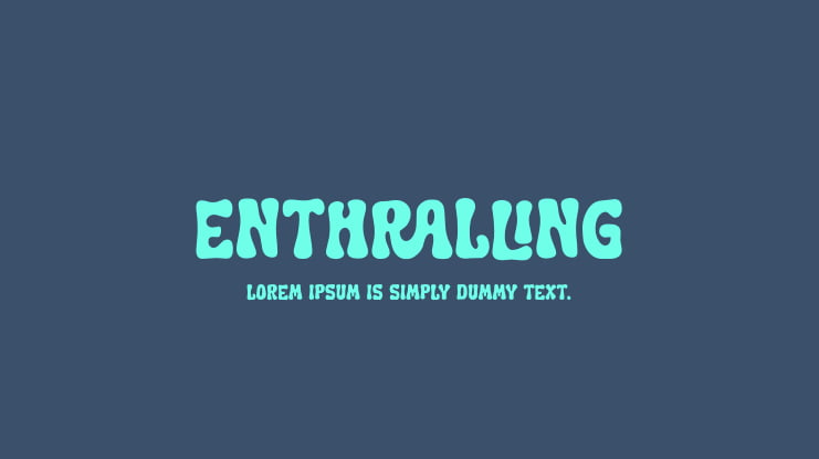 Enthralling Font