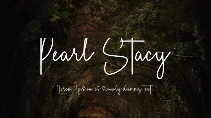 Pearl Stacy Font