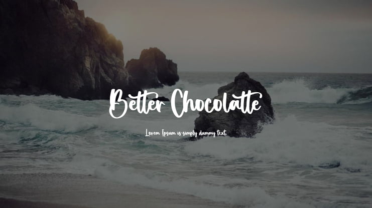 Better Chocolatte Font